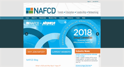 Desktop Screenshot of nafcd.org