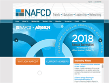 Tablet Screenshot of nafcd.org