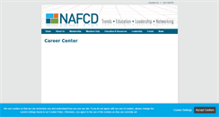 Desktop Screenshot of careers.nafcd.org