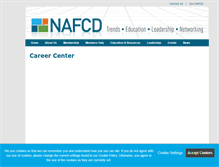 Tablet Screenshot of careers.nafcd.org